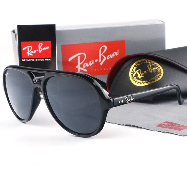 

men rao baa sunglasses classic brand retro women sunglasses luxury designer eyewear ray bans metal frame designers sun glasses woman 4125 wi, White;black