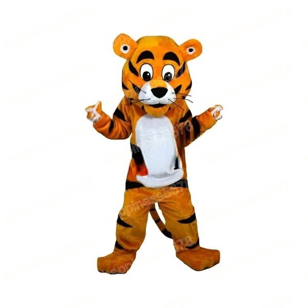 

simulation cute tiger mascot costumes cartoon character outfit suit halloween adults size birthday party outdoor festival dress, Red;yellow