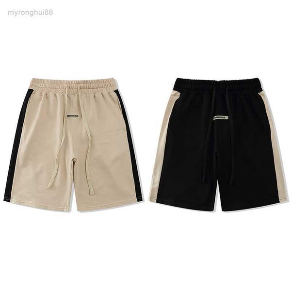 

essentail shorts new fog fear god double track high street contrast simple shorts casual pants u3mv, White;black