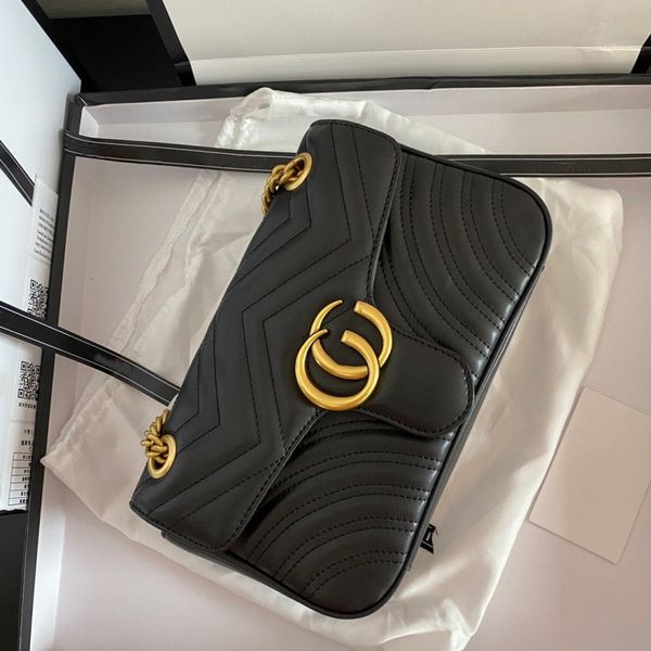 

new luxury one shoulder bag women's handbag designer bag fashion casual women's crossbody bag leather printed banquet chain bag se