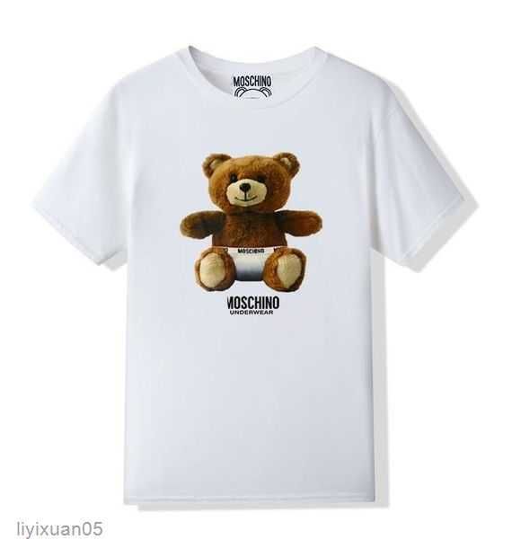 

2023 mens design t women's shirt spring summer short sleeves designer t-shirts vacation casual letters printing t-shirt size range s-x, White