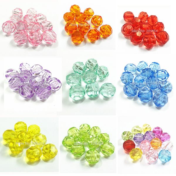 

other jewelry sets wholesale 6mm8mm10mm12mm14mm16mm18mm20mm transparent acrylic bigfaceted beads for fashion jewelrydiybeads bags design 230, Silver