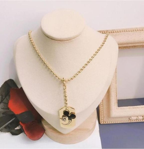 

luxury women necklace choker chain 18k gold plated stainless steel pendant statement wedding jewelry accessories gift x1446883948, Silver