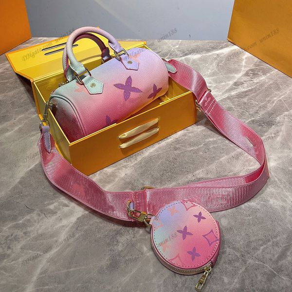 

23ss women totes bags handbag luxurys designers gradient shouder crossbody bag taurillon genuine leather travel handbags pouch purse with co