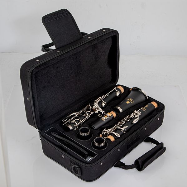 

new japanese made 450 clarinet b-flat tuned wind instrument professional quality clarinet black with case fittings2635