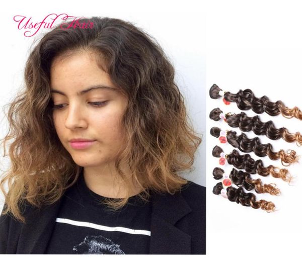 

tress hair deep wave sew in hair extensions ripple hair braids jerry curlysynthetic braidingburgundy color weave bundles for4572006, Black