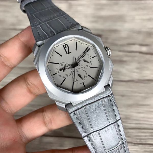 

wristwatches for men 2023 new mens watches diameter all dial work quartz watch luxury brand brei bvl9, Black;brown