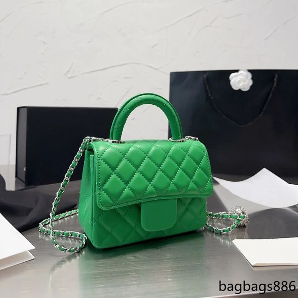 

briefcases cross body french cf ball mini handle handbag classic diamond quilted square fat chain shoulder luxury sheepskin silver hardware
