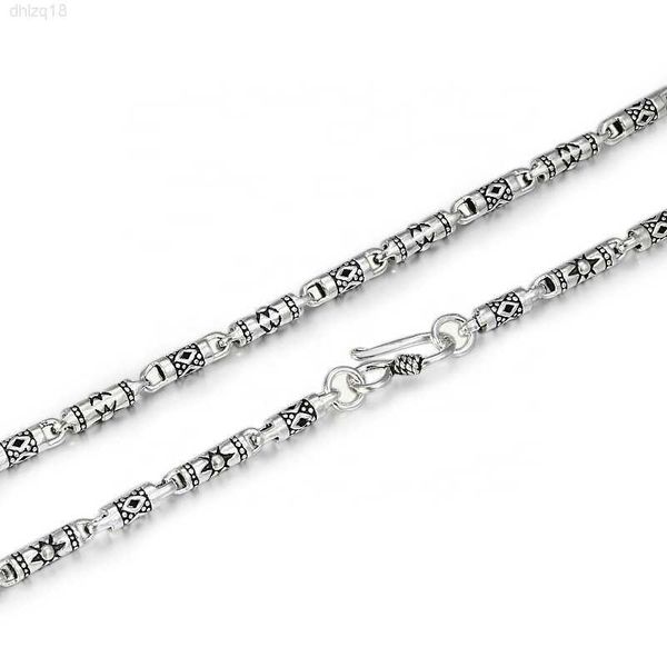 

pushi jewelry 925 sterling silver personalised sun for women and boy snap button necklace vintage bamboo classic necklace