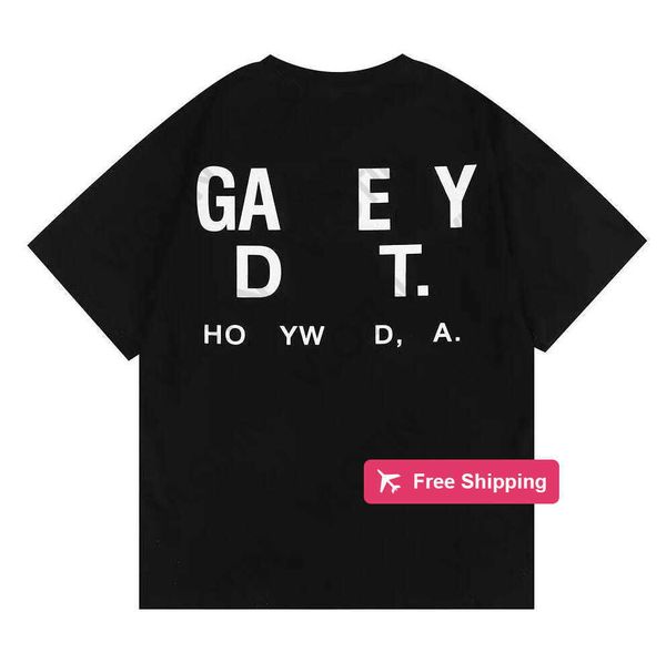 

galleryse depts t shirts mens women designer t-shirts galleryes depts cottons man s casual shirt luxurys clothing street shorts sleeve clot, White;black