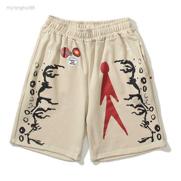 

essentail shorts high street ts hip hop men's and leisure abstract shorts, White;black
