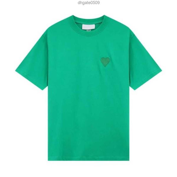 

mens t shirt designer for men womens luxury amis shirts fashion tshirt casual summer short sleeve man tee woman clothing asian size s-xlk3n2, White;black