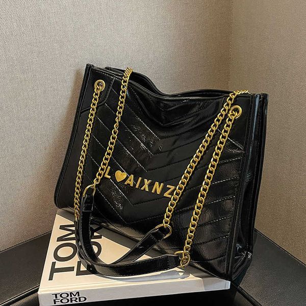 

50% off 2023 fashion handbag texture versatile chain autumn/winter new women's network red cross body large capacity tote bag