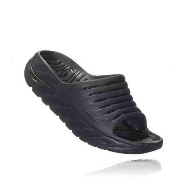 

hoka one one men039s and women039s ora recoveryslide2 slippers running soothing sandals8333724, Black;blue