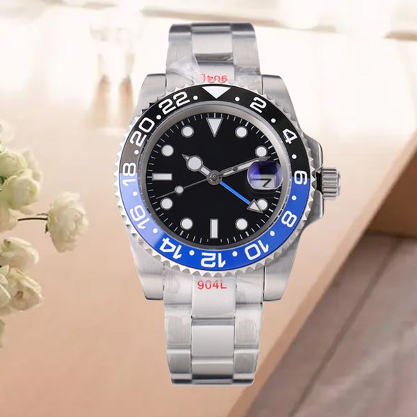

luxury mens watchdesigner wrist automatic watches boss classic wristwatches style stainless steel 40mm gold luminous sapphire wristwatches d, Slivery;brown