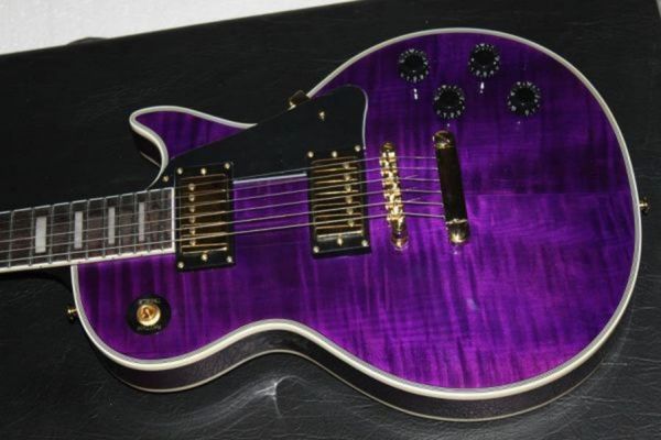 

new arrival brand new custom electric guitar light purple from china 58