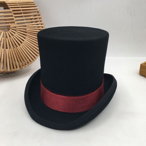 

wide brim hats bucket hats british style performs hats on european and gentleman hats stage retro fashion and personalized presidential hats, Blue;gray