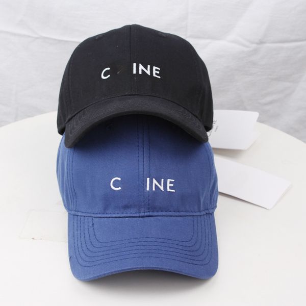 

baseball cap female tide brand letter cel duck cap show face small visor hat everything casual sunscreen bent brim hat, Blue;gray