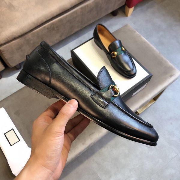 

30model luxurious italian style men's designer dress shoes genuine leather handmade classic whole-cut oxford slip on office business fo, Black