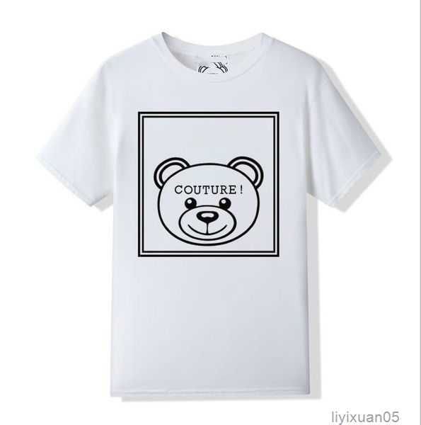 

2023 mens design t women's shirt spring summer short sleeves designer t-shirts vacation casual letters printing t-shirt size range s-x, White