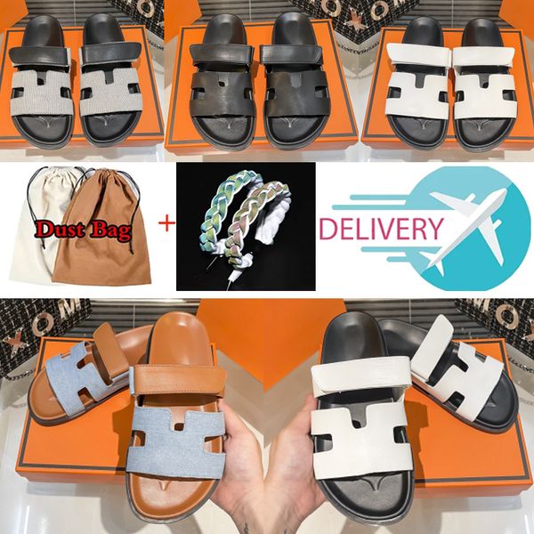 

classic designer for womens chypre sandal slippers leather canvas soft sole oran platform slipper slides red orange mules luxury ladies pant, Black