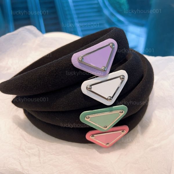 

luxury inverted triangle headwear womens fashion letter hair hoops party outdoor sports gifts sports jewelry wholesale multi color options, Silver