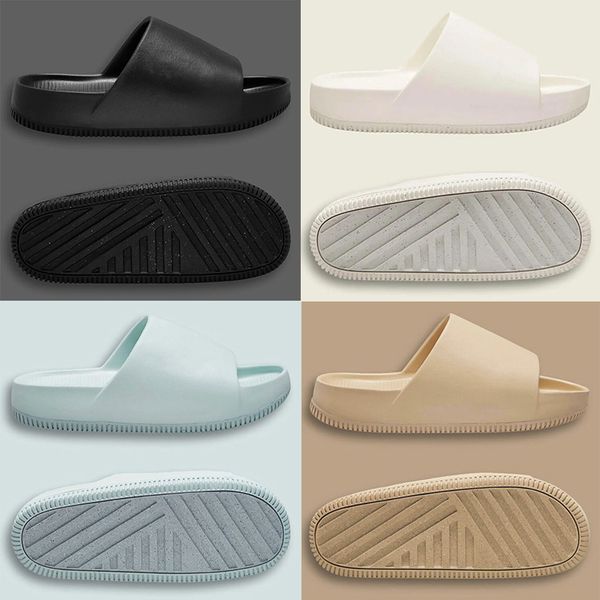 

2023 men women calm slide slipper black sail geode teal jade ice sesame outdoor mens slides slippers