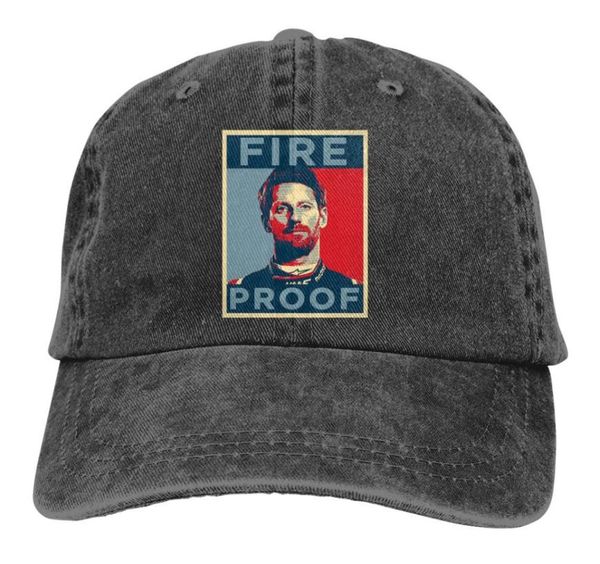 

adjustable solid color baseball cap romain grosjean fire proof washed cotton formula 1 f1 sports woman hatuapxcategory6862948, Blue;gray