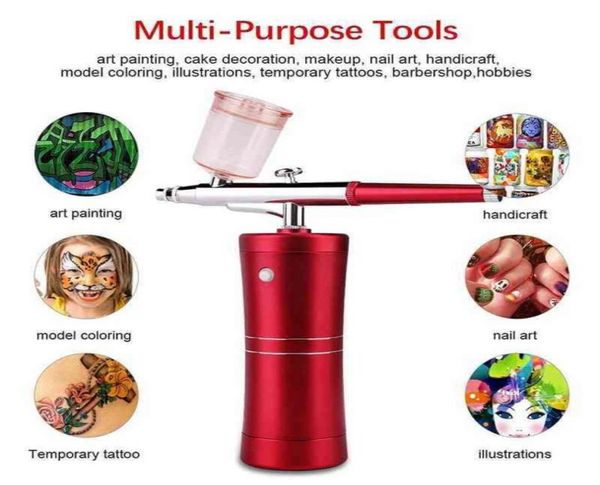 

face care devices steamermini air compressor kit brush spray gun brush multifunctional cake decorating es home use beauty 2202257574802