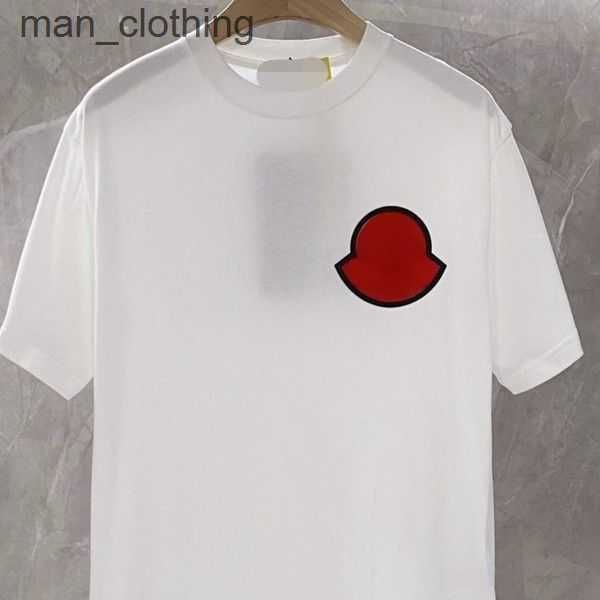 

monclair men's t-shirt classic crew neck designer casual shirt sweatshirt men's short sleeve t-shirt summer cotton sports t-shirt, White;black