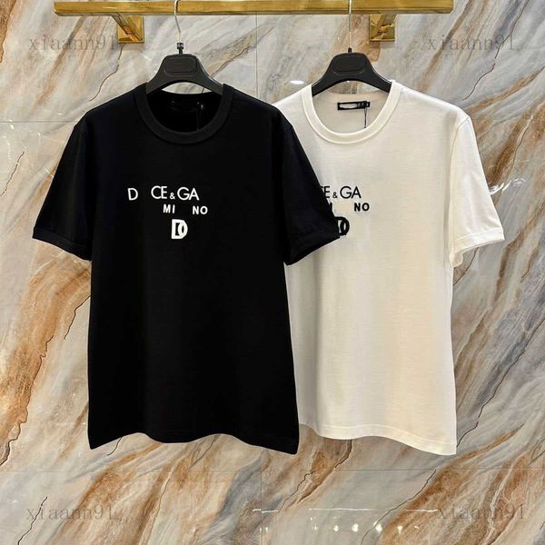 

summer designer fashion luxury classic dg t shirt classic printed letter fashion mens and women casual business brand round neck tshirt swea, White;black