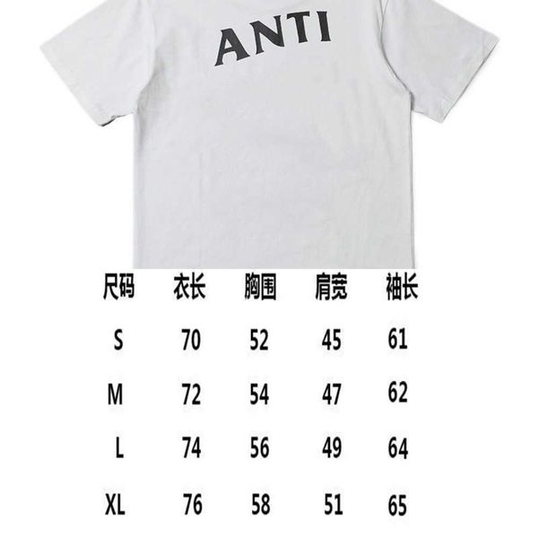 

men's t shirts fashion assc anti social club cross print t-shirt casual couple short168, White;black