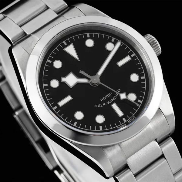 

u1 aaa tudors black bay aaa 3a quality watches brand 41mm ceramic bezel swiss men watch bronze series automatic mechanical sapphire luminous, Slivery;brown