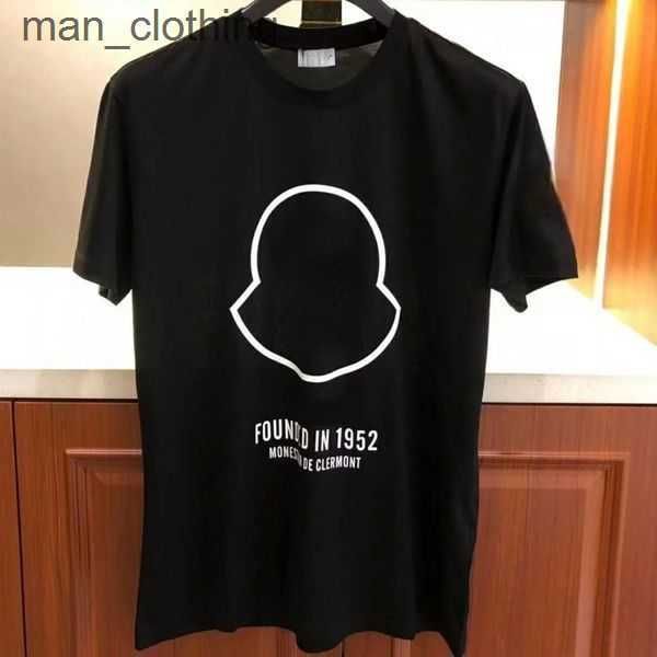 

monclair men's t-shirt classic crew neck designer casual shirt sweatshirt men's short sleeve t-shirt summer cotton sports t-shirt, White;black