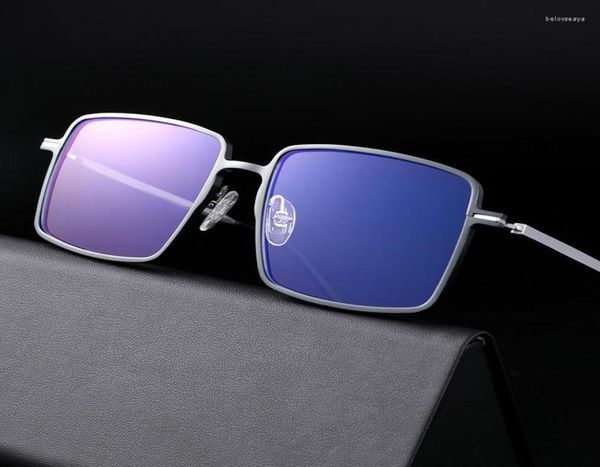 

sunglasses frames aluminum oversized glasses frame men women 2023 vintage square eye retro optical eyeglasses clear eyewear oculos1110582, Black