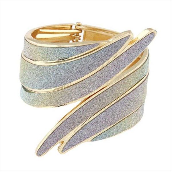 

korean style bracelet punk metal exaggerated angel wings temperament ornament, Golden;silver