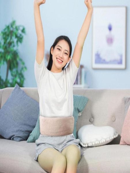 

bandanas electric heated winter scarves adjust temperature thermal neck wrap soft comfortable massage adjustment for home office s8307521, Blue;gray