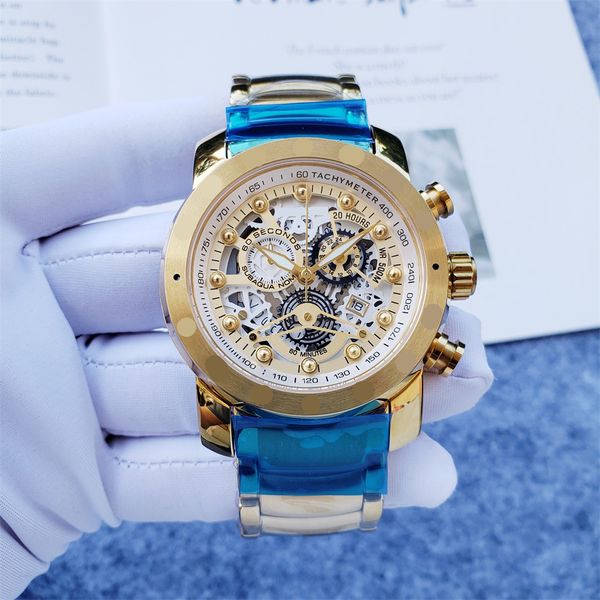 

wristwatches for men 2023 new mens watches diameter all dial work quartz watch luxury brand brei bvl16, Black;brown