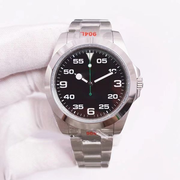 

2023 new st9 clasp mens watch 904l stianless steel automatic mechanical movement sapphire crystal waterproof male wristwatch, Slivery;brown