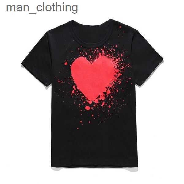 

pla t shirt designer t shirt white print embroidery shirts short sleeve anti-wrinkle round neck cotton shirt skin-friendly and breathable qu, White;black