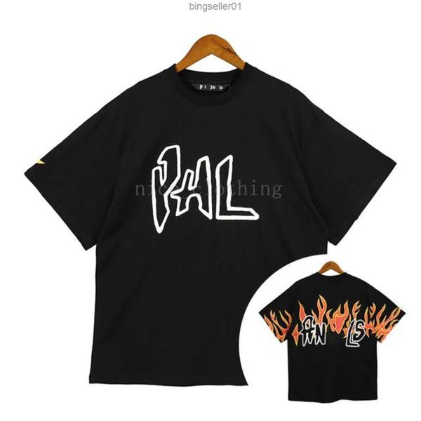 

designer pa t-shirt luxury tees print palms t shirts mens womens angle short sleeve casual streetwear clothing clothesu6jh, White;black