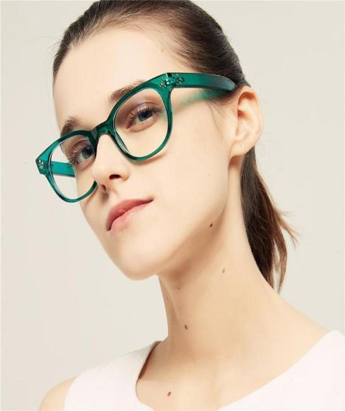 

fashion sunglasses frames vintage square glasses frame men women optical myopia prescription eyeglasses green red spectacles clear7659815, Black