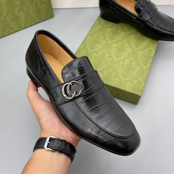

11model luxurious oxford dress man business shoe fashion designer handmade wedding formal genuine leather original men shoes, Black