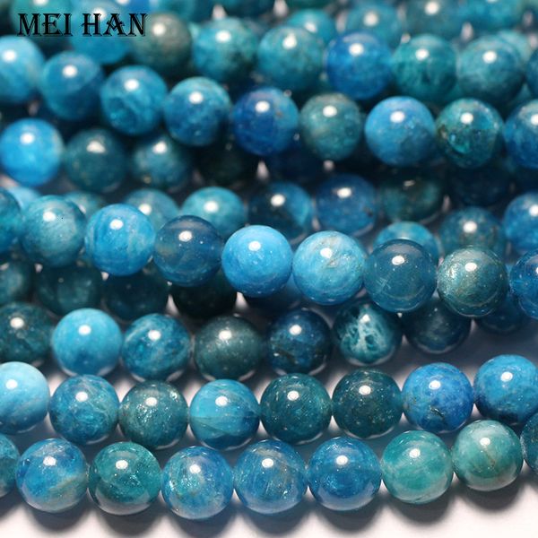 

other jewelry sets meihan wholesale natural costeffective 758mm 9510mm blue apatite smooth round loose gem stone beads for jewelry making 23, Silver