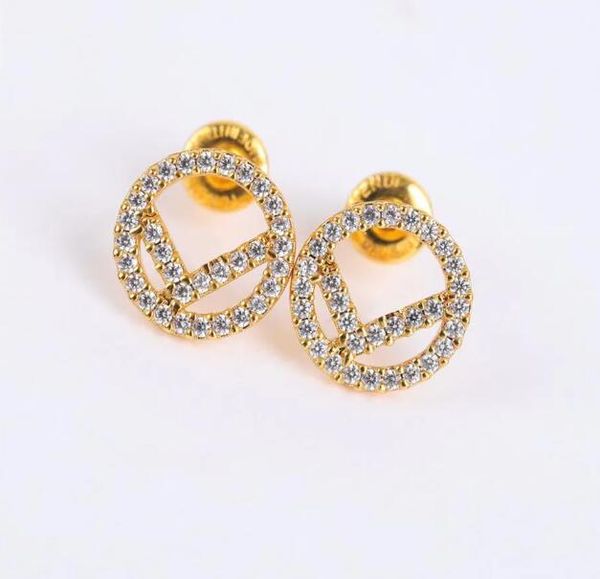 

gold diamond earrings hoop earrings luxury designer earrings classic letters diamond square studs earring, Golden;silver