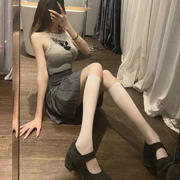 

women woman wholesale socks lolita stockings fashion cute black white long over knee thigh high compression