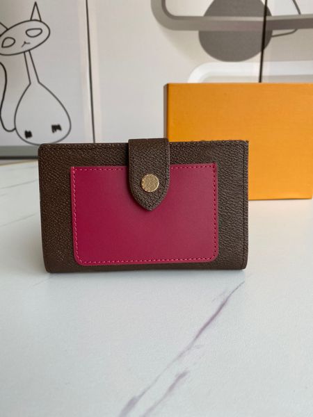

luxurys designers wallets purse fashion monogrames juliette zip pochette zippy wallet classic zipper pocket pallas bag card holder purses, Red;black