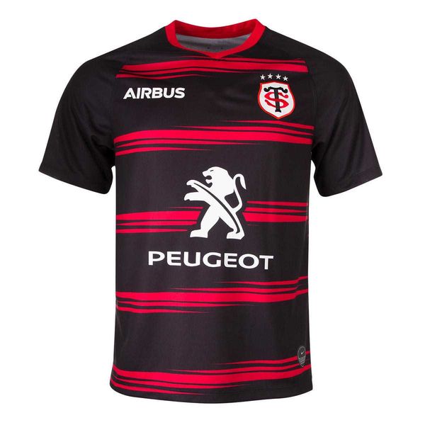 

rugby 2021 toulouse home rugby men's sweatshirt, White;black