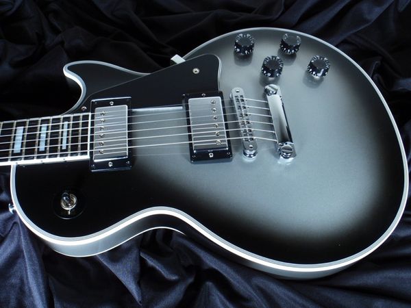 

factory new custom silver burst electric guitar2563