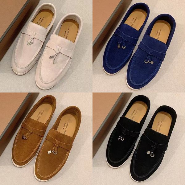 

loro piana shoes loro piana designer shoes women men fashion suede summer charms walk loafers sneakers loropiana casual shoe triple black na